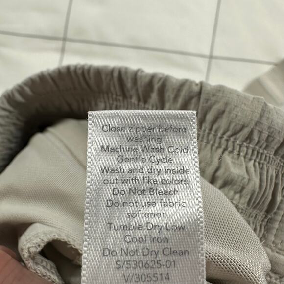 Athleta Pants Womens 0 Gray Trekkie Nylon Ripstop Athletic Travel Camp Utility - Picture 6 of 12